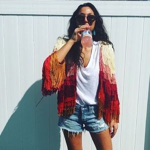 Boho Fringe Jacket